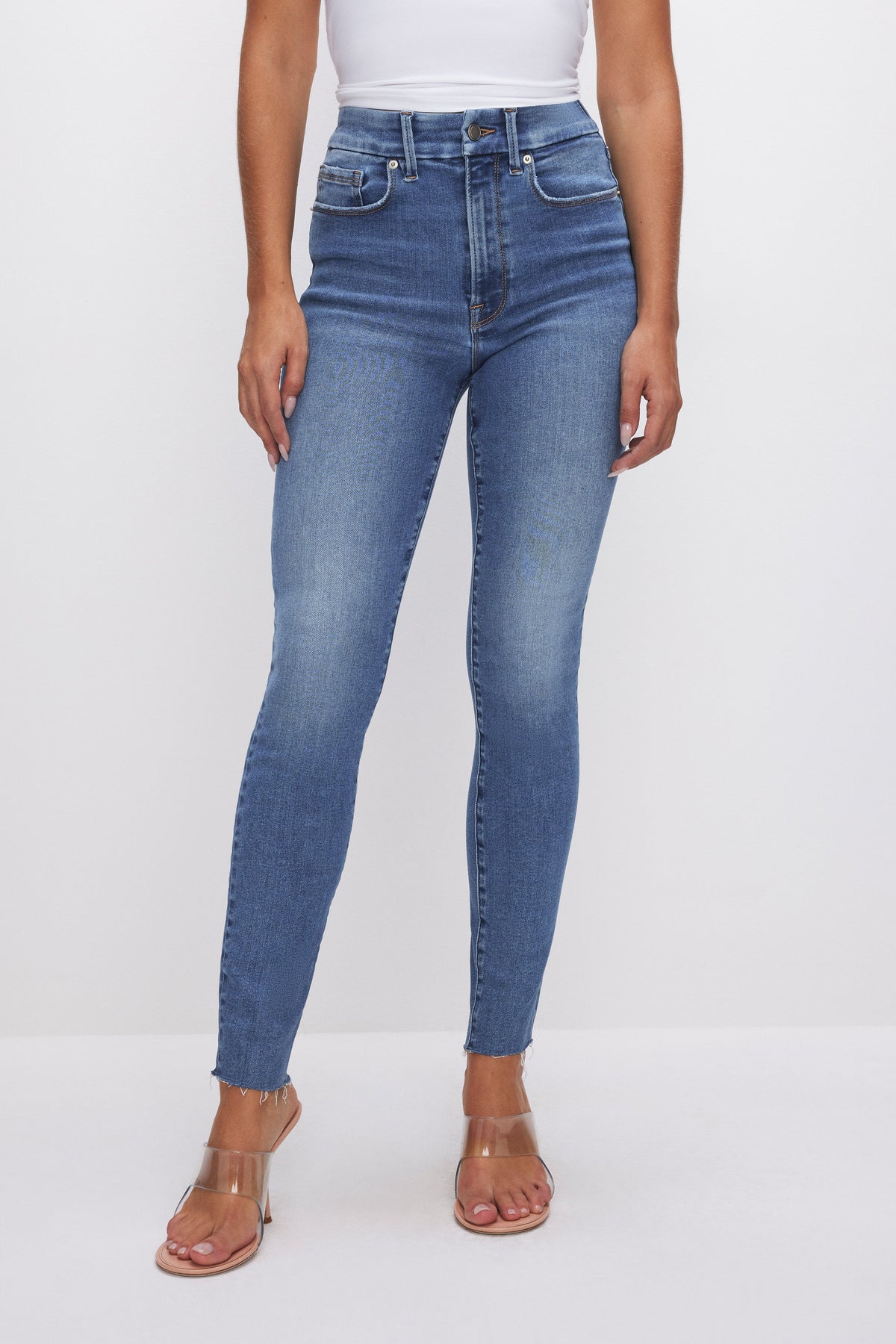 Always Fits Good Waist Skinny Jeans in Indigo324