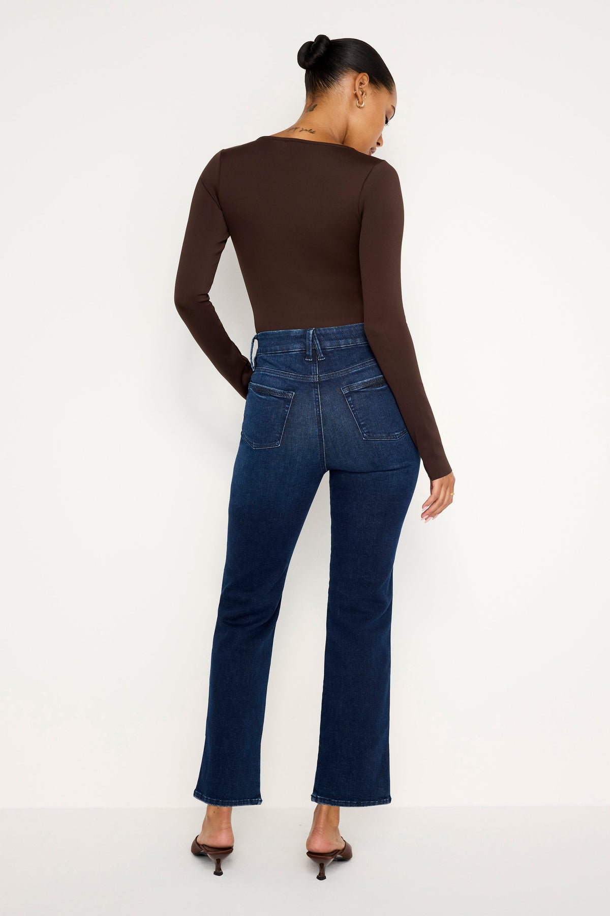 Always Fits Good Curve Straight Jeans in Indigo707