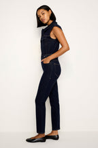 Rinsed Denim Fit for Success Jumpsuit in Indigo716