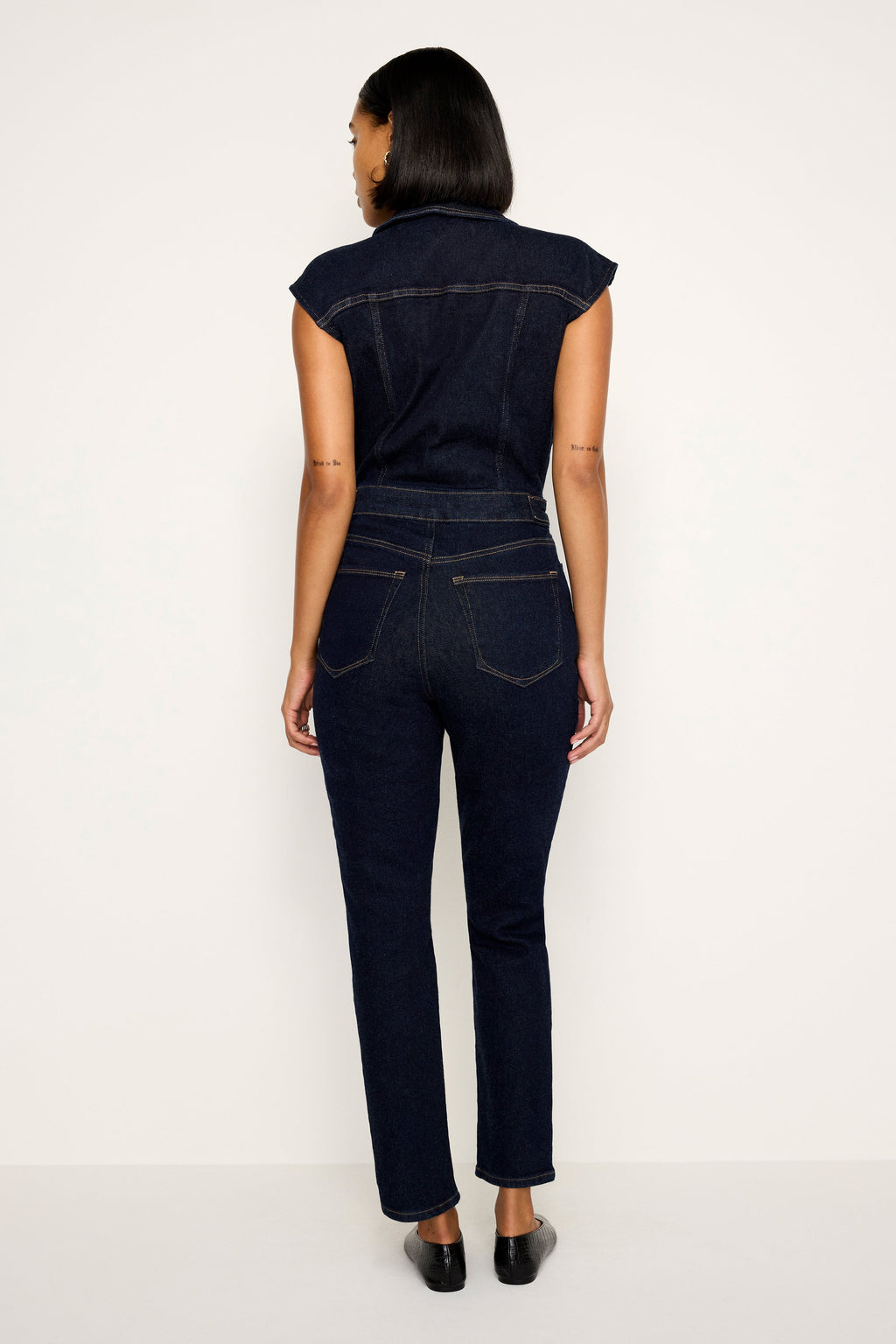 Rinsed Denim Fit for Success Jumpsuit in Indigo716