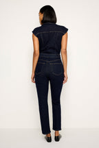 Rinsed Denim Fit for Success Jumpsuit in Indigo716