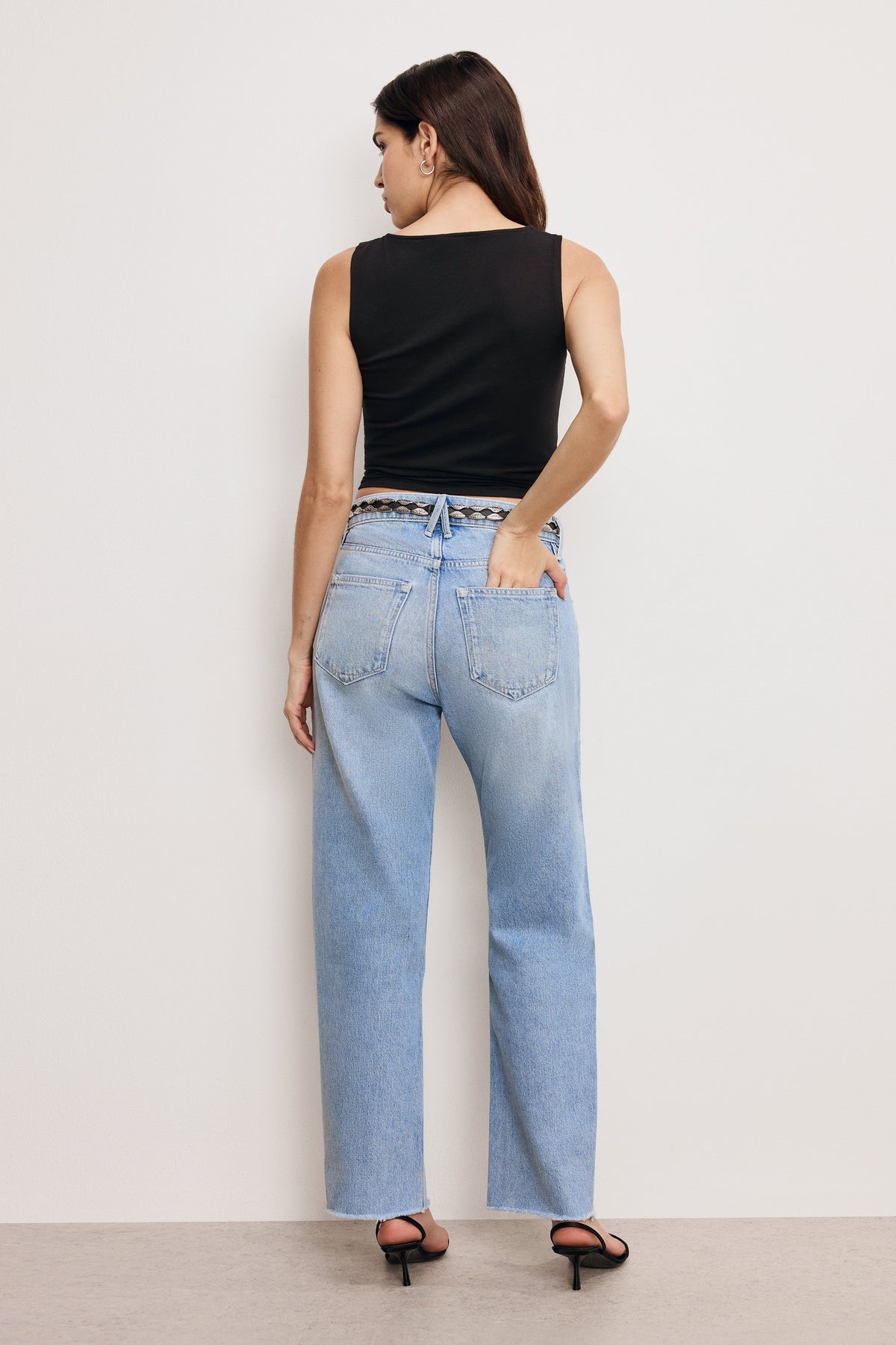 Good Relaxed Straight Jeans in Indigo887