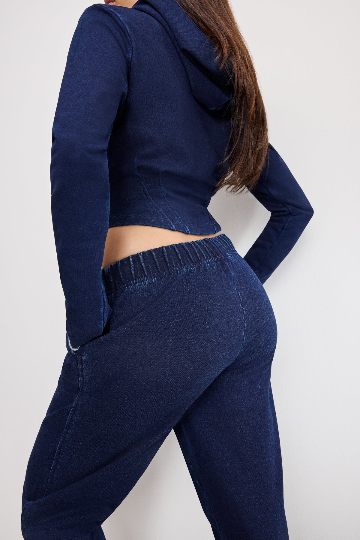 Jeanius Boyfriend Sweatpants in Indigo1029