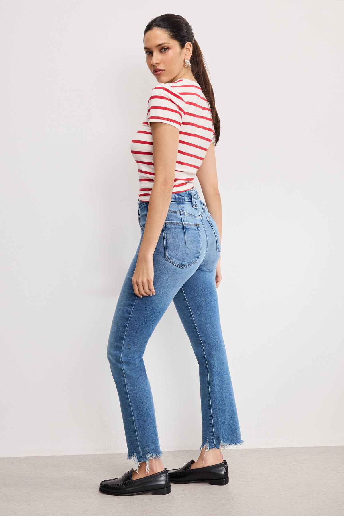 Soft Tech Good Legs Straight Jeans in Indigo514