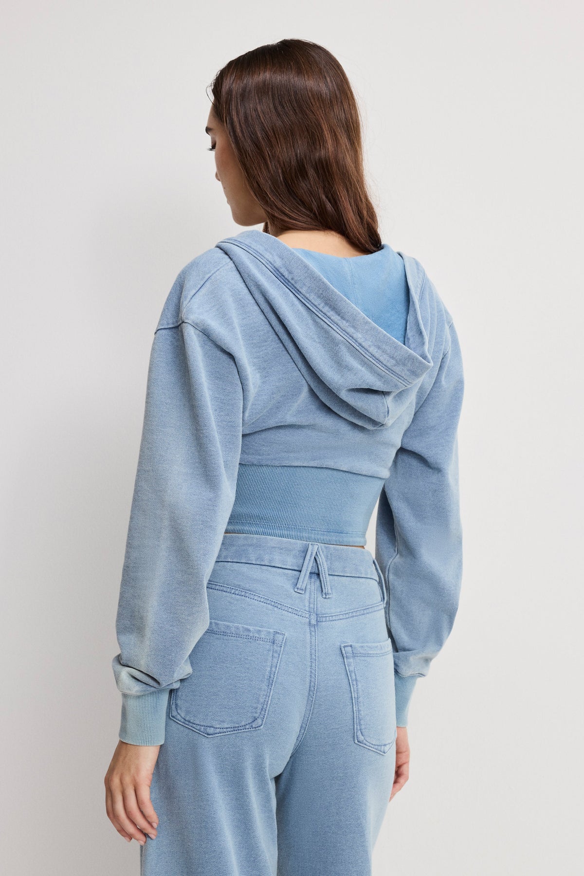 Jeanius Zip-Up Hoodie in Indigo1157