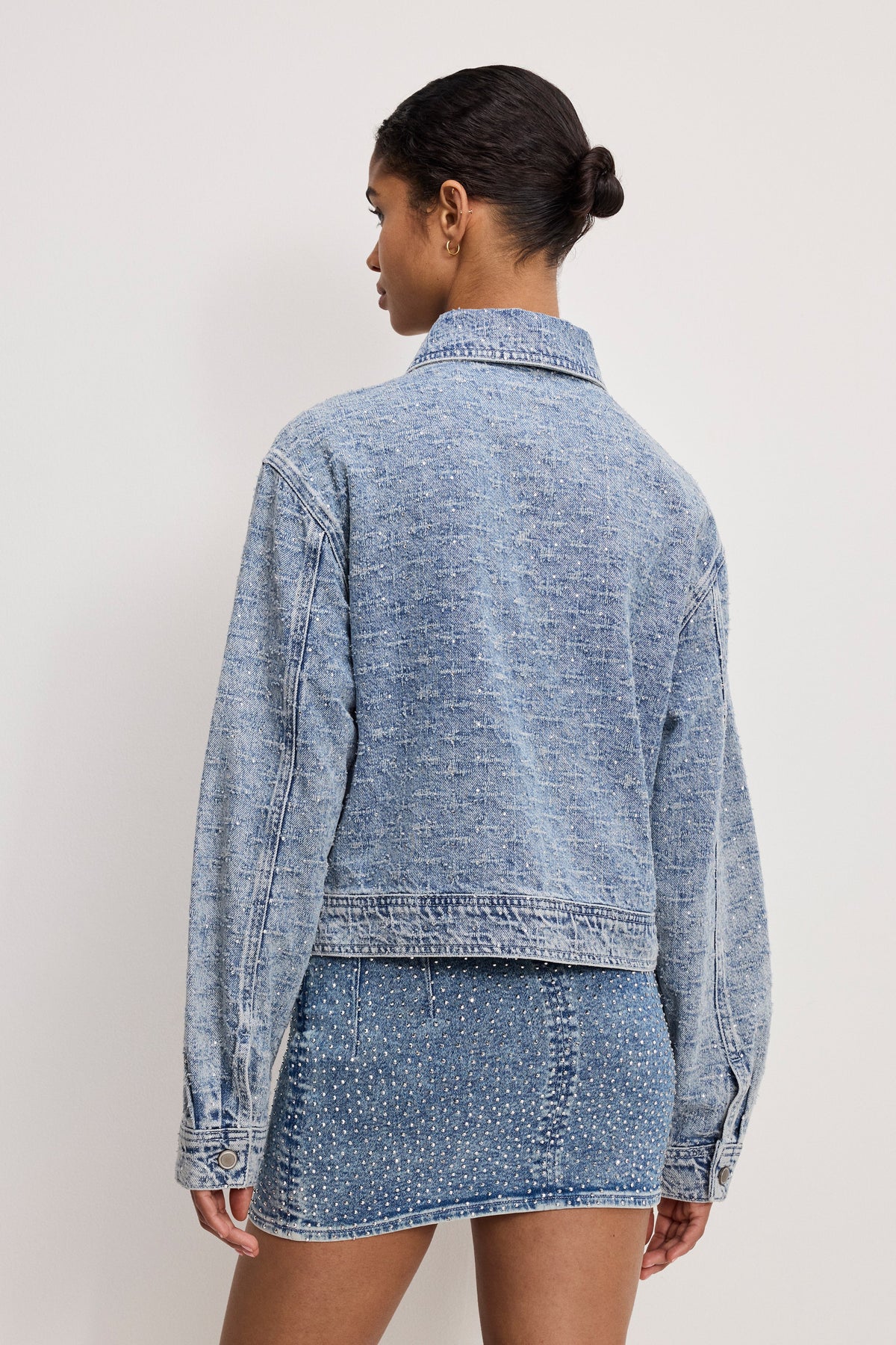 Crystal Denim Jacket in Indigo1070