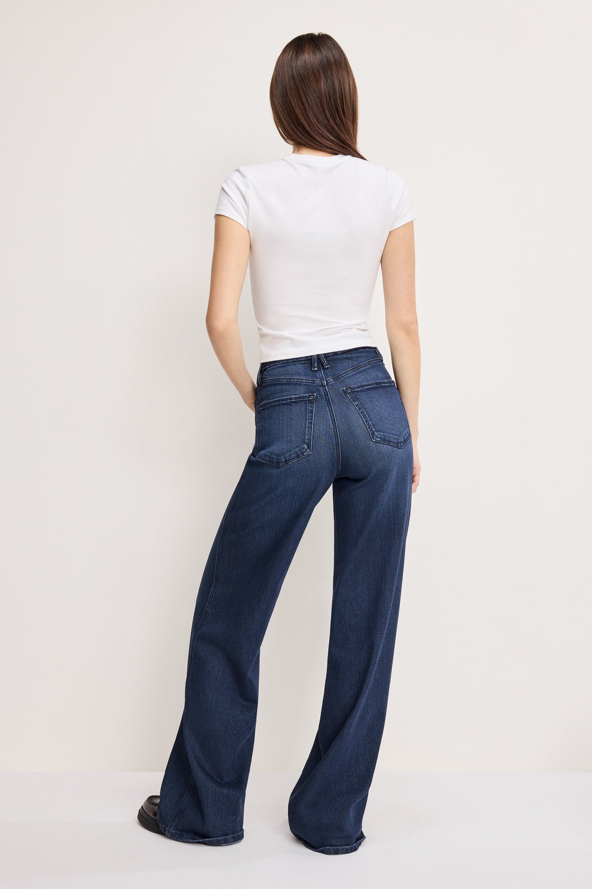 Soft Tech Good Skate Wide-Leg Jeans in Indigo516