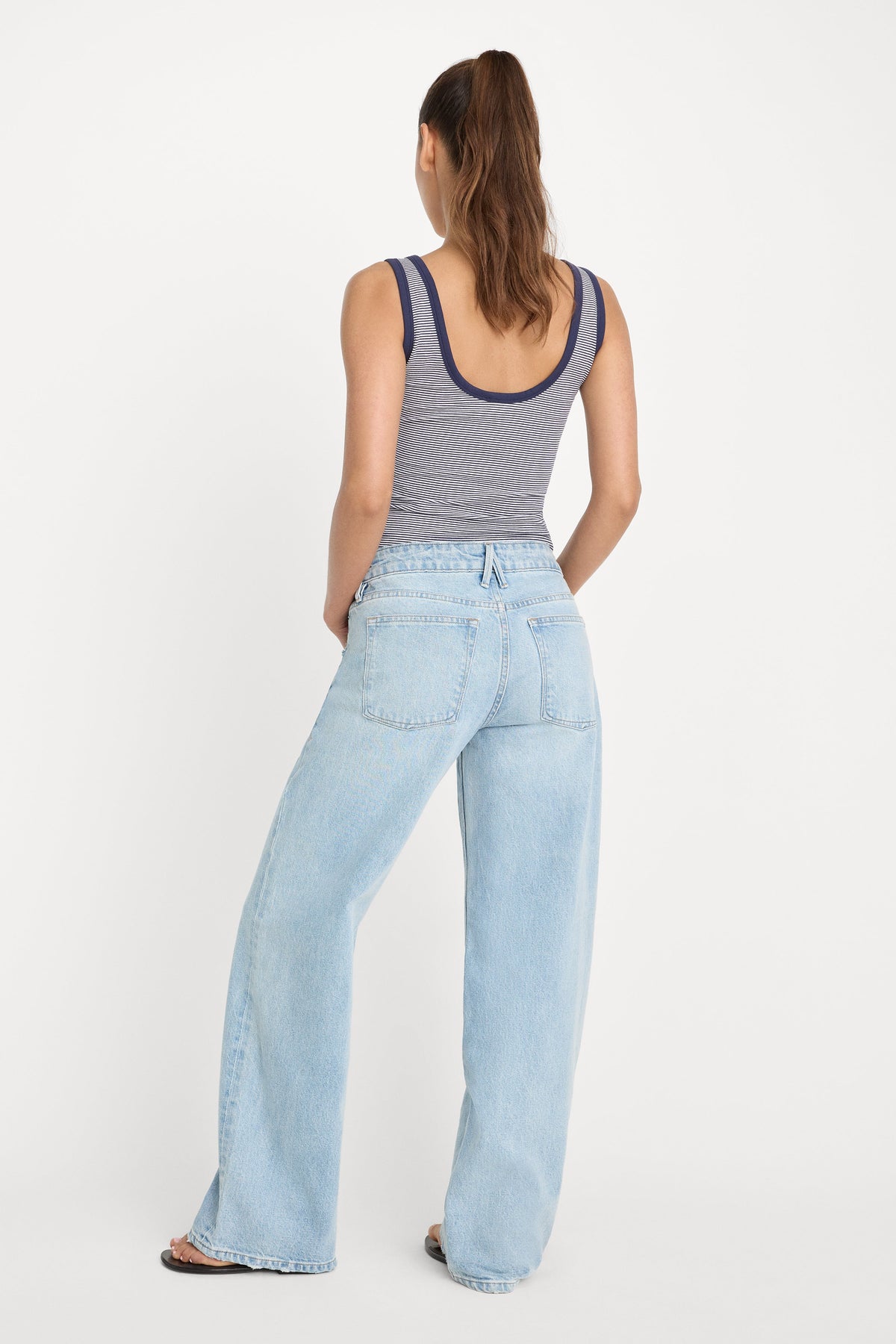 Vintage Low Loose Jeans in Indigo1223