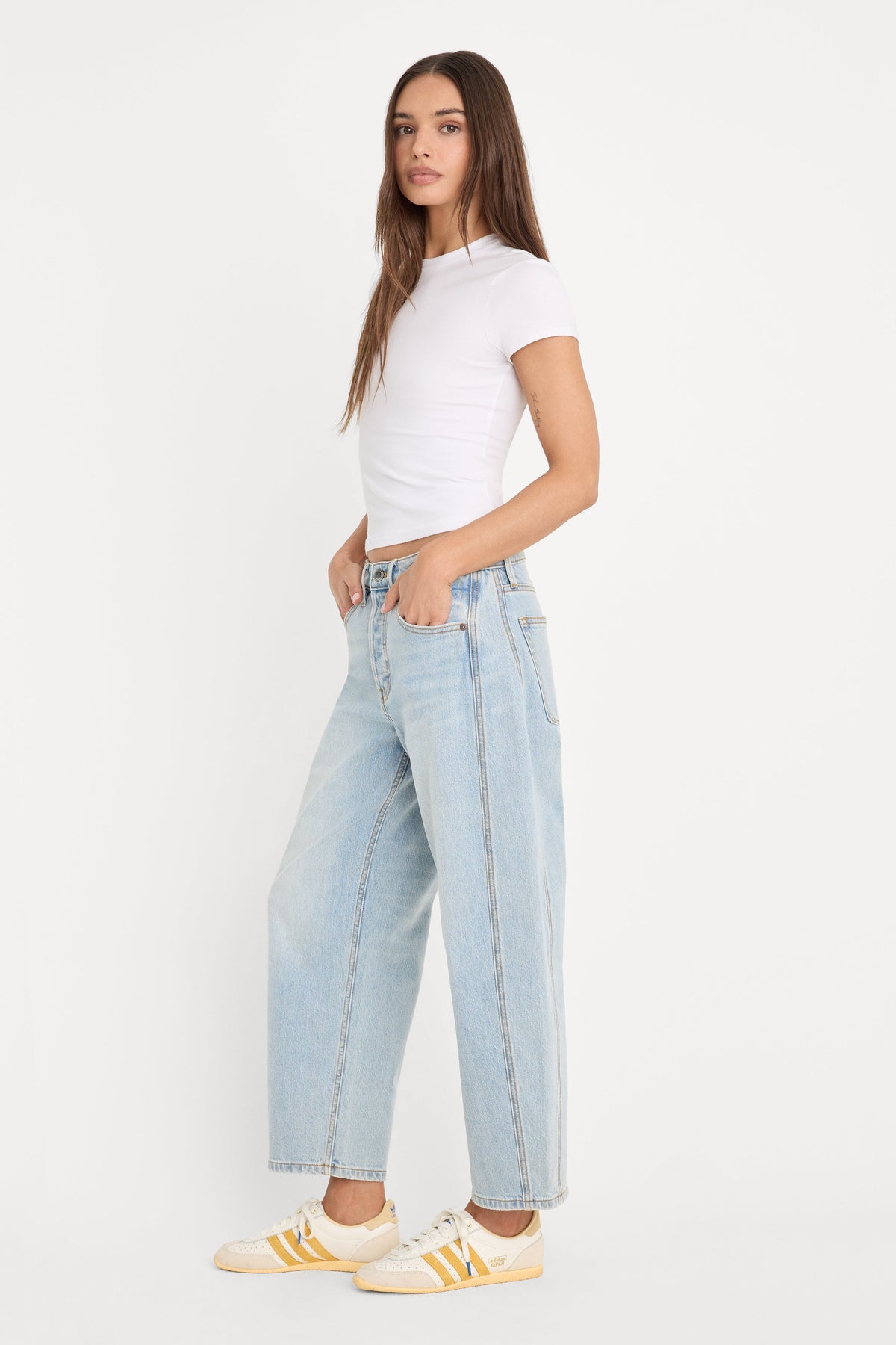 Vintage Barrel Ankle Jeans in Indigo1351