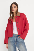 THE SWING JACKET | LIPSTICK