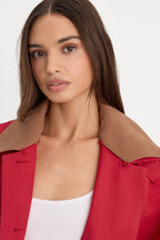 The Swing Jacket in Lipstick