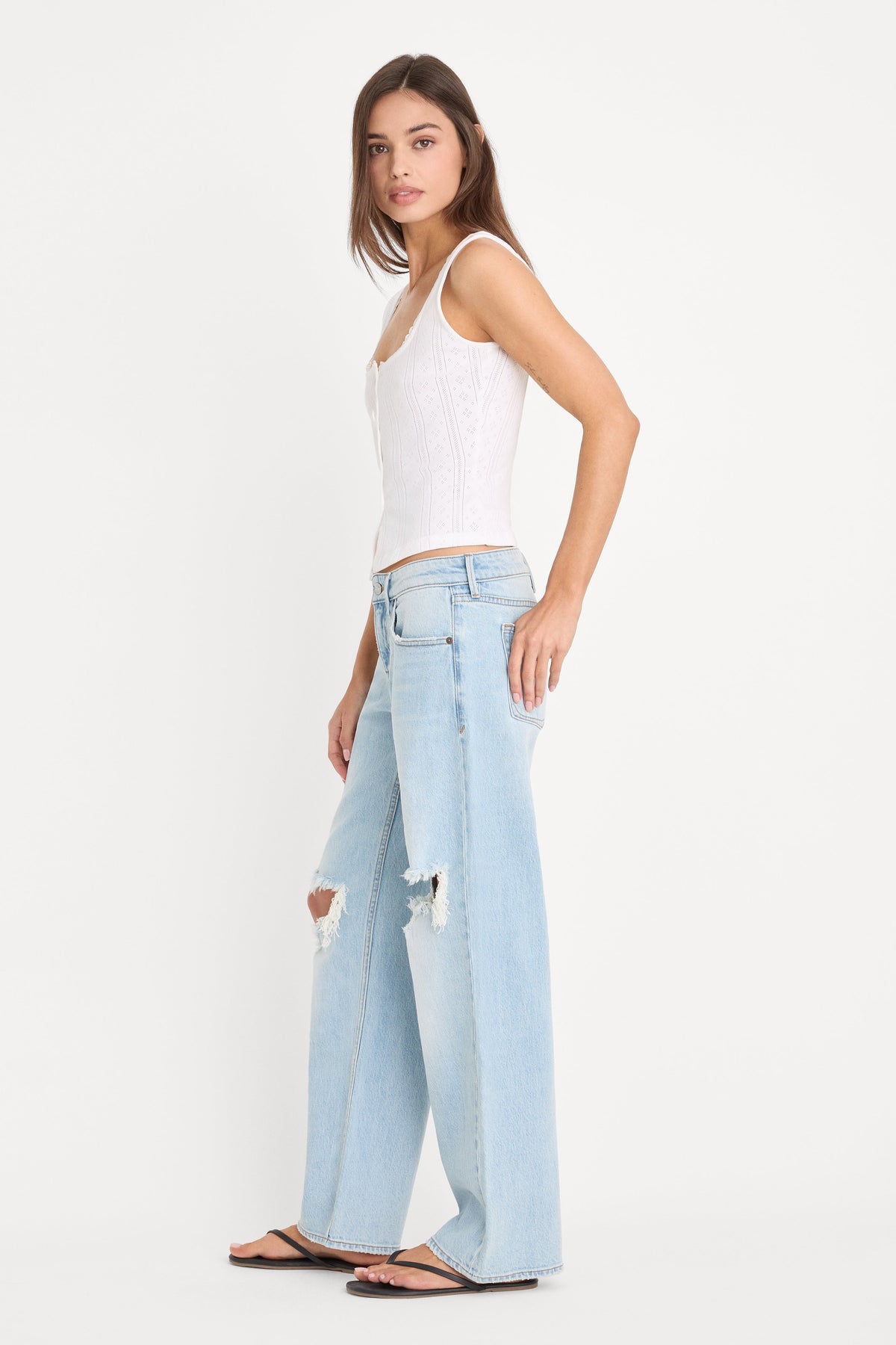 Vintage Low Loose Jeans in Indigo1249