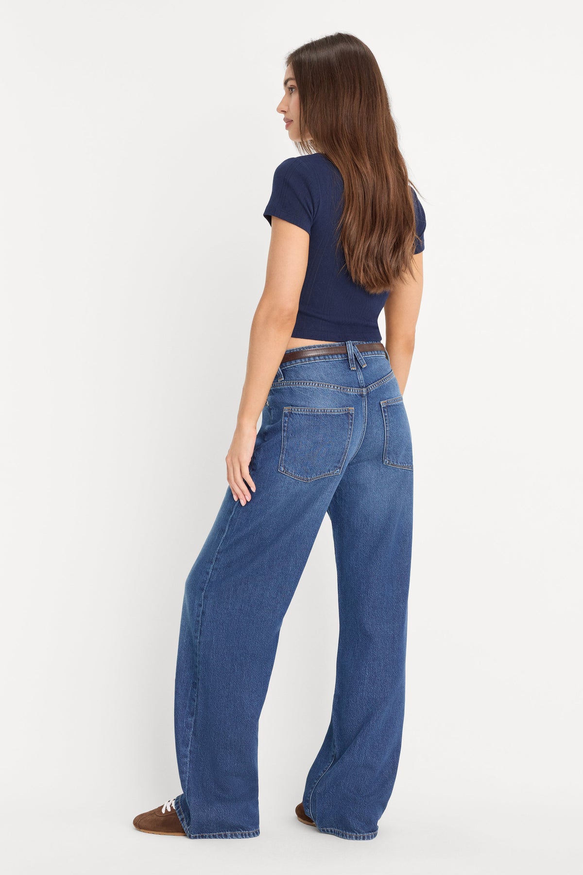 Weightless Wide Leg Jeans in Indigo1258