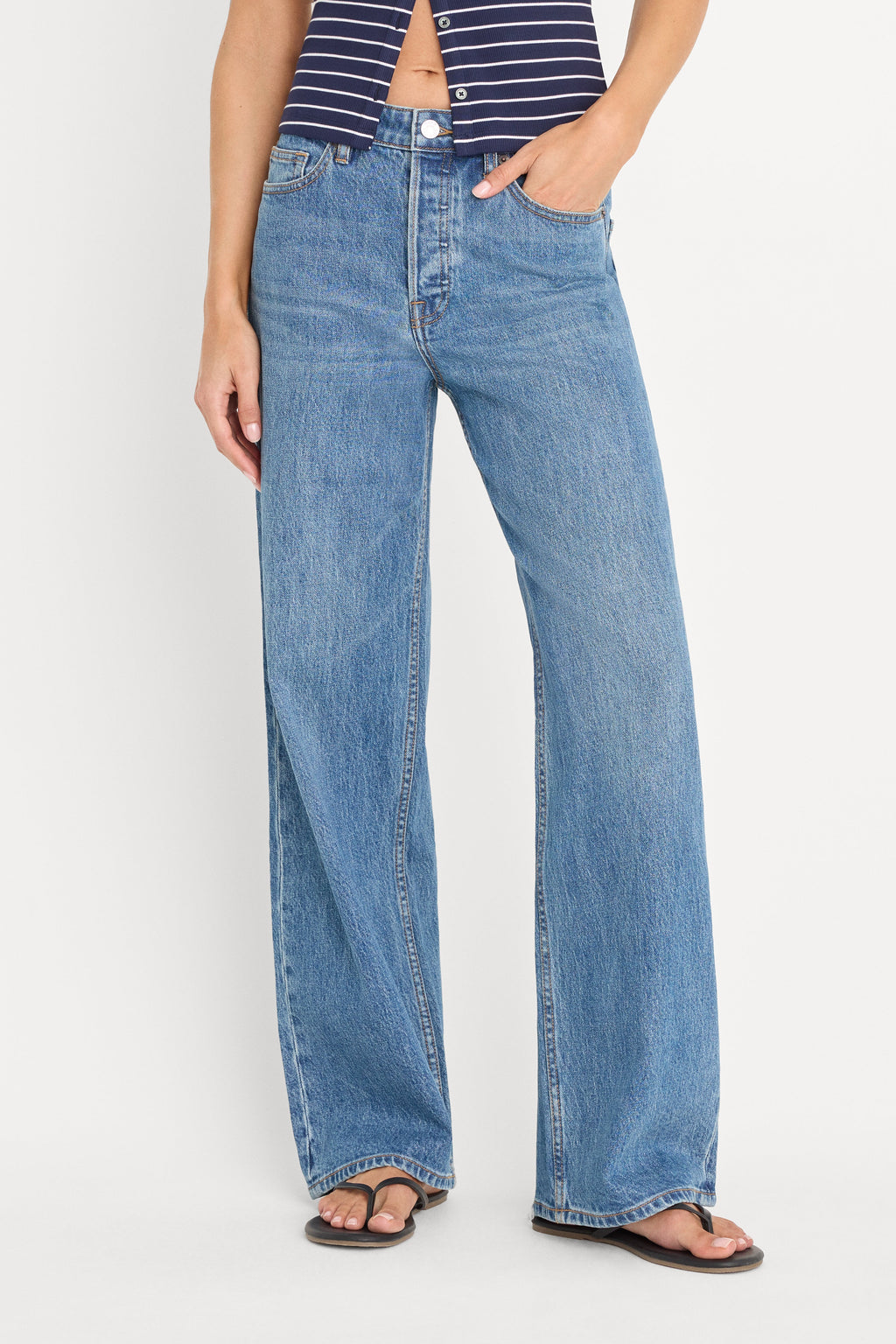 Vintage Wide Jeans in Indigo1237