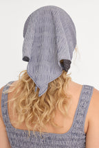 The Bandana Head Scarf in Horizon Gingham Small