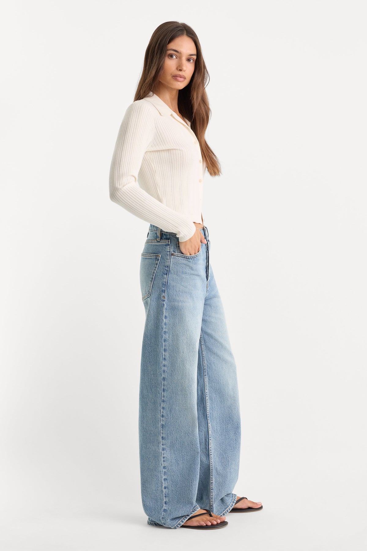 Vintage Wide Jeans in Indigo1242