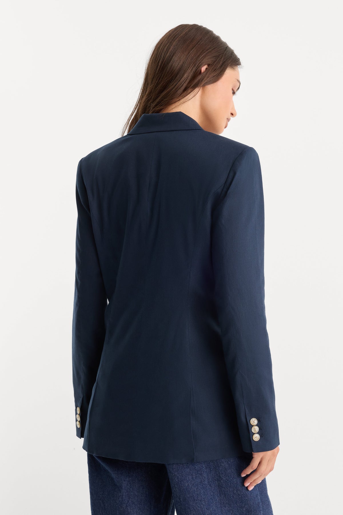The Double-Breasted Blazer in Horizon Ink