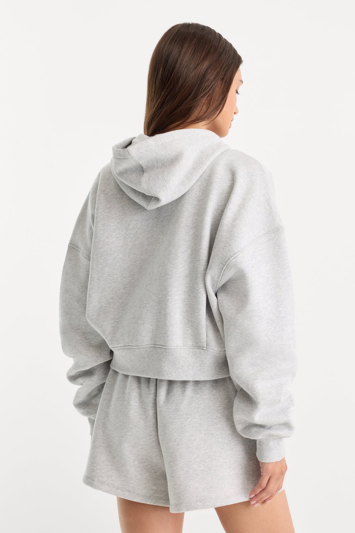 The Zip Up Sweatshirt in Heather Grey