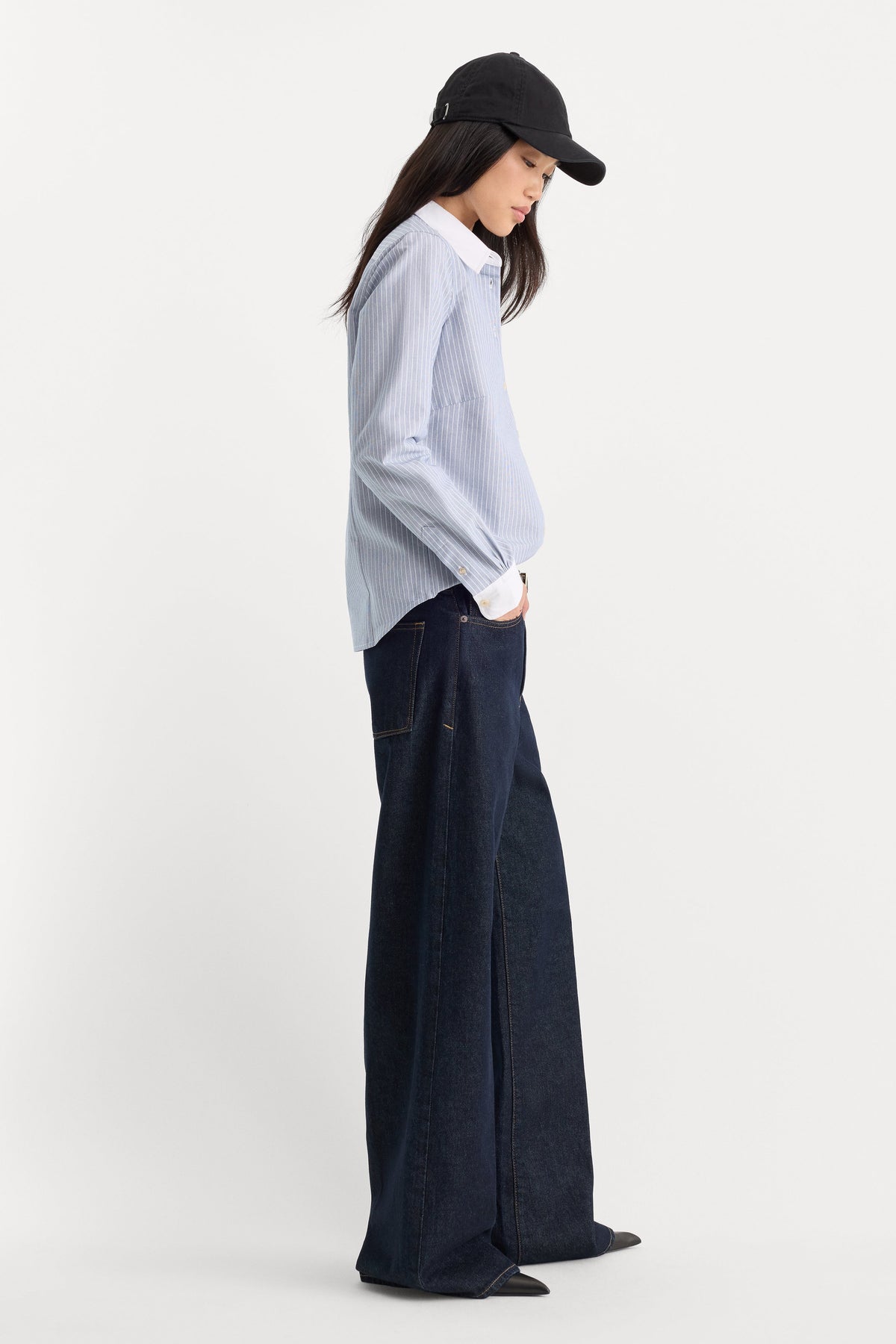 Vintage Low Slung Baggy Jeans in Rinse