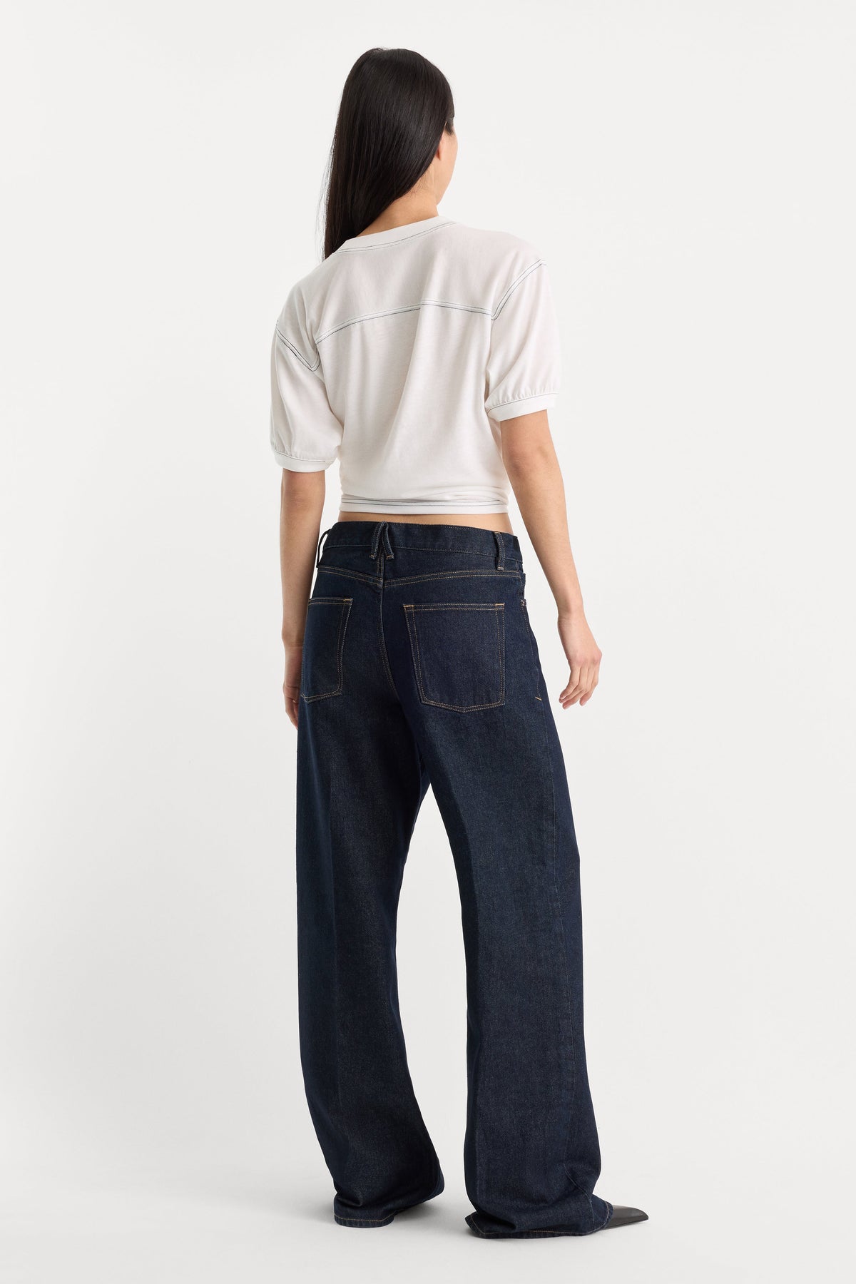 Vintage Low Slung Baggy Jeans in Rinse