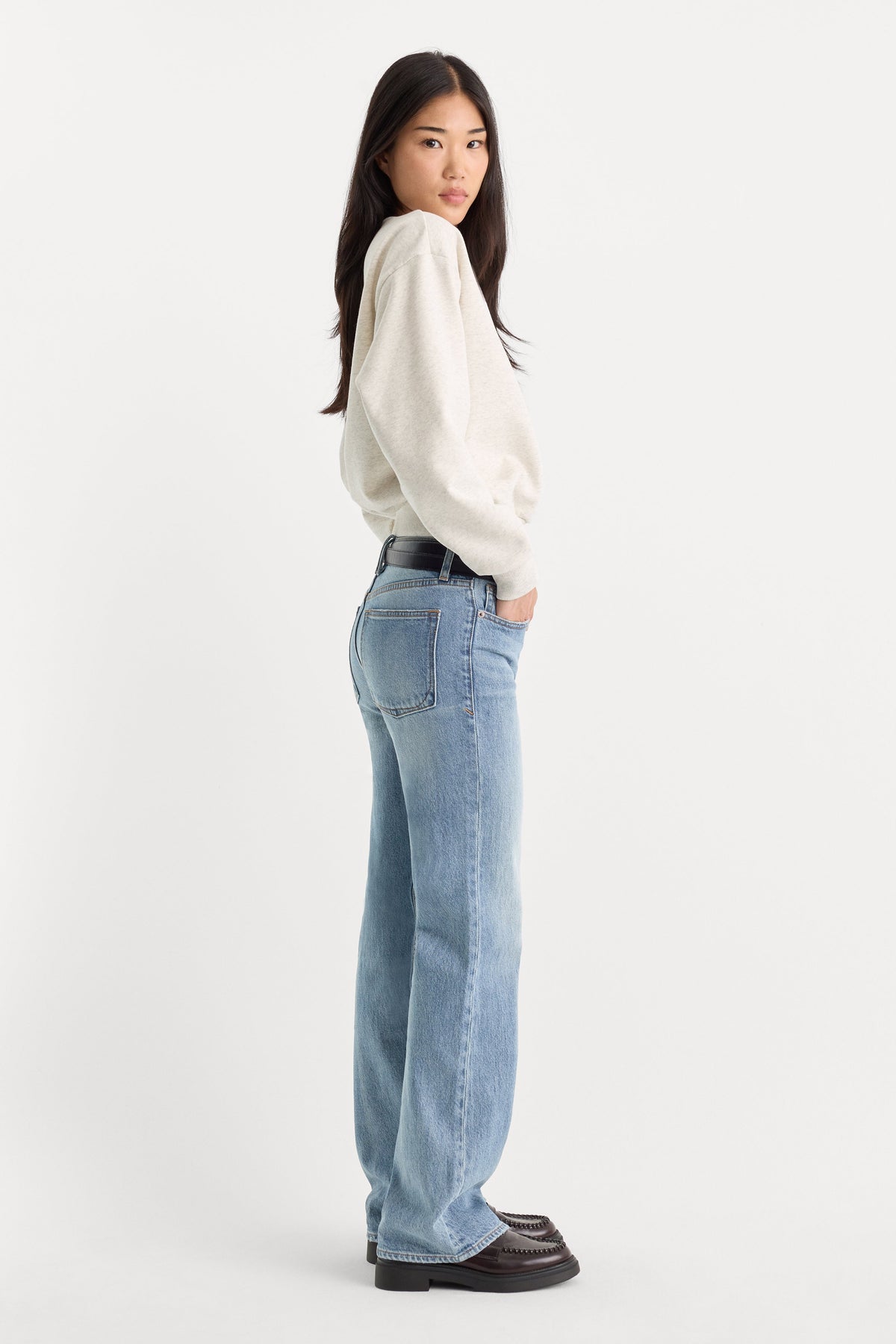 Vintage Low Rise Loose Jeans in Mesa
