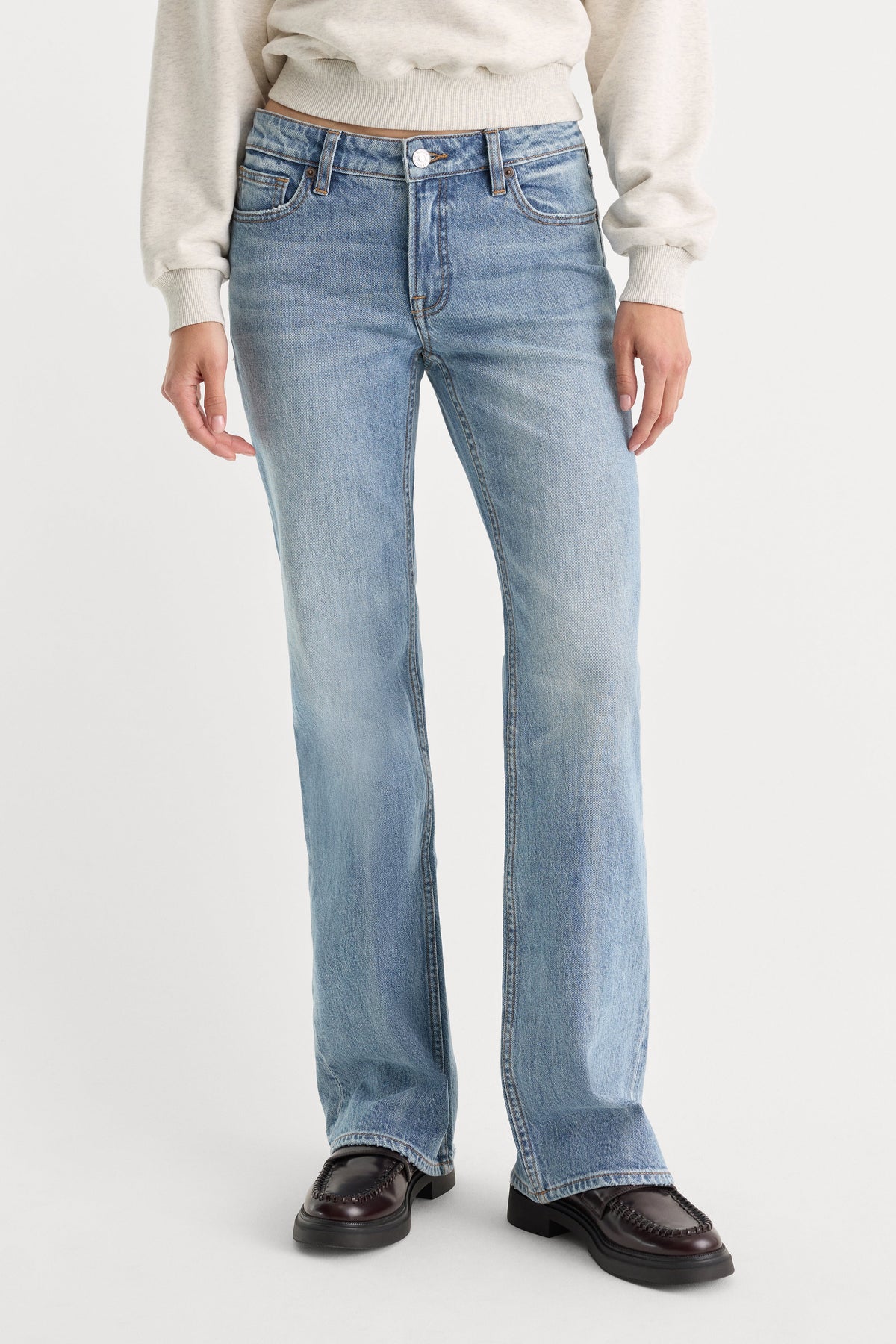 Vintage Low Rise Loose Jeans in Mesa