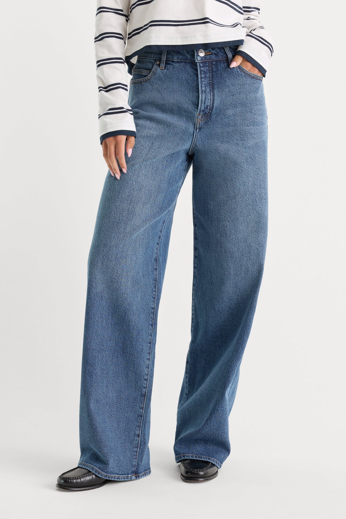 Vintage Wide Jeans in Westgate