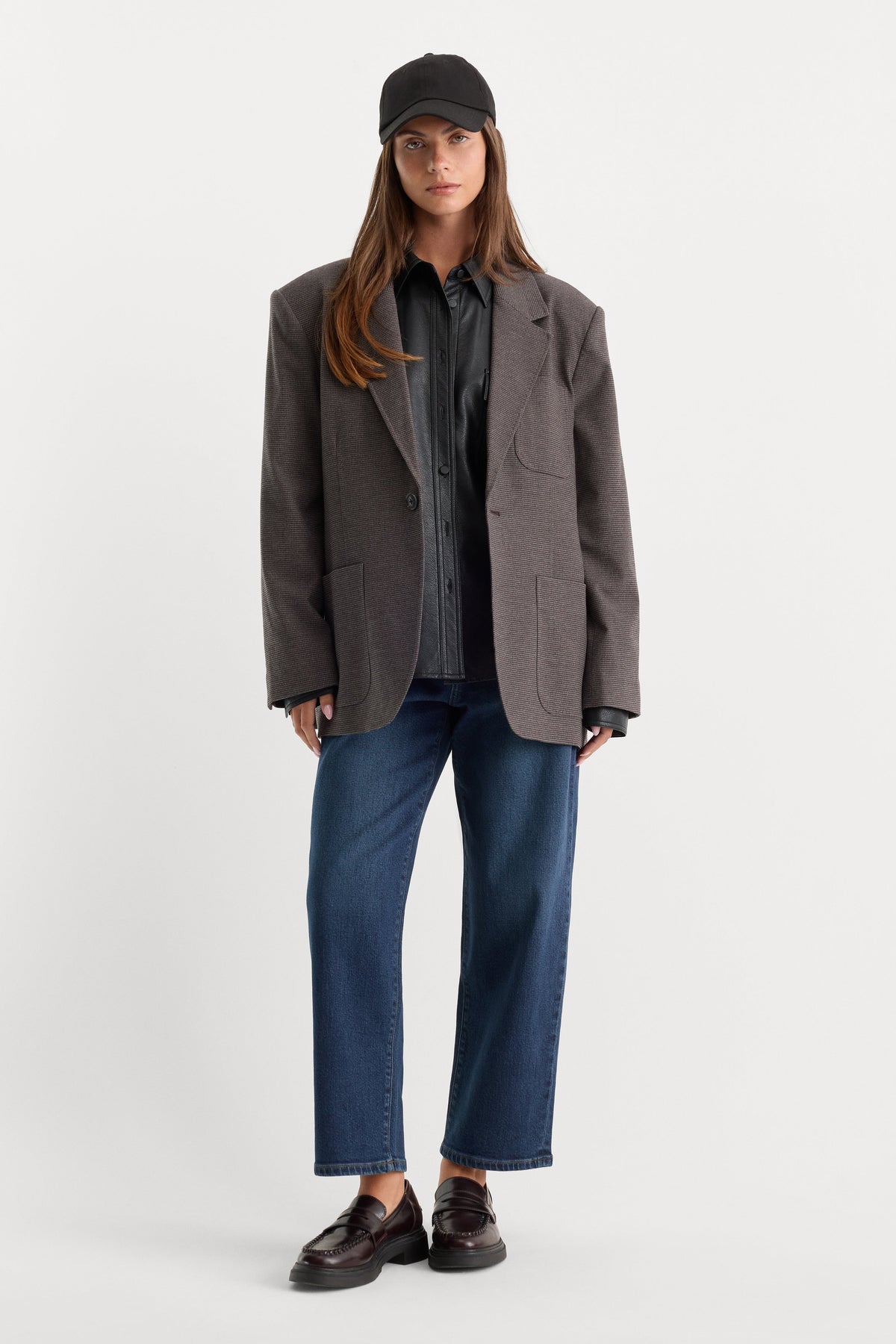 Vintage Barrel Ankle Jeans in Meridian
