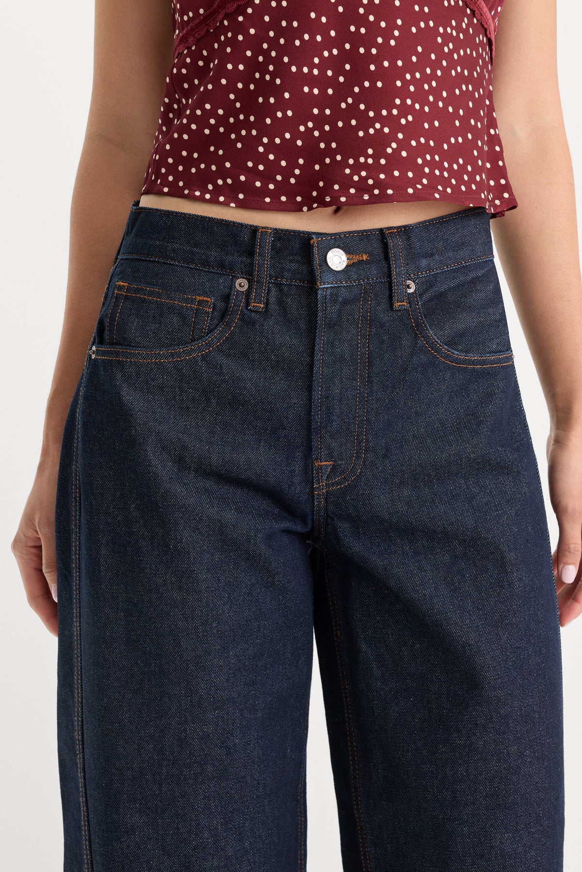 Vintage Barrel Ankle Jeans in Rinse