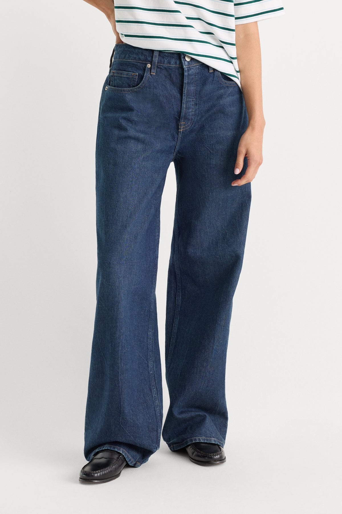 Vintage Wide Jeans in Quirk