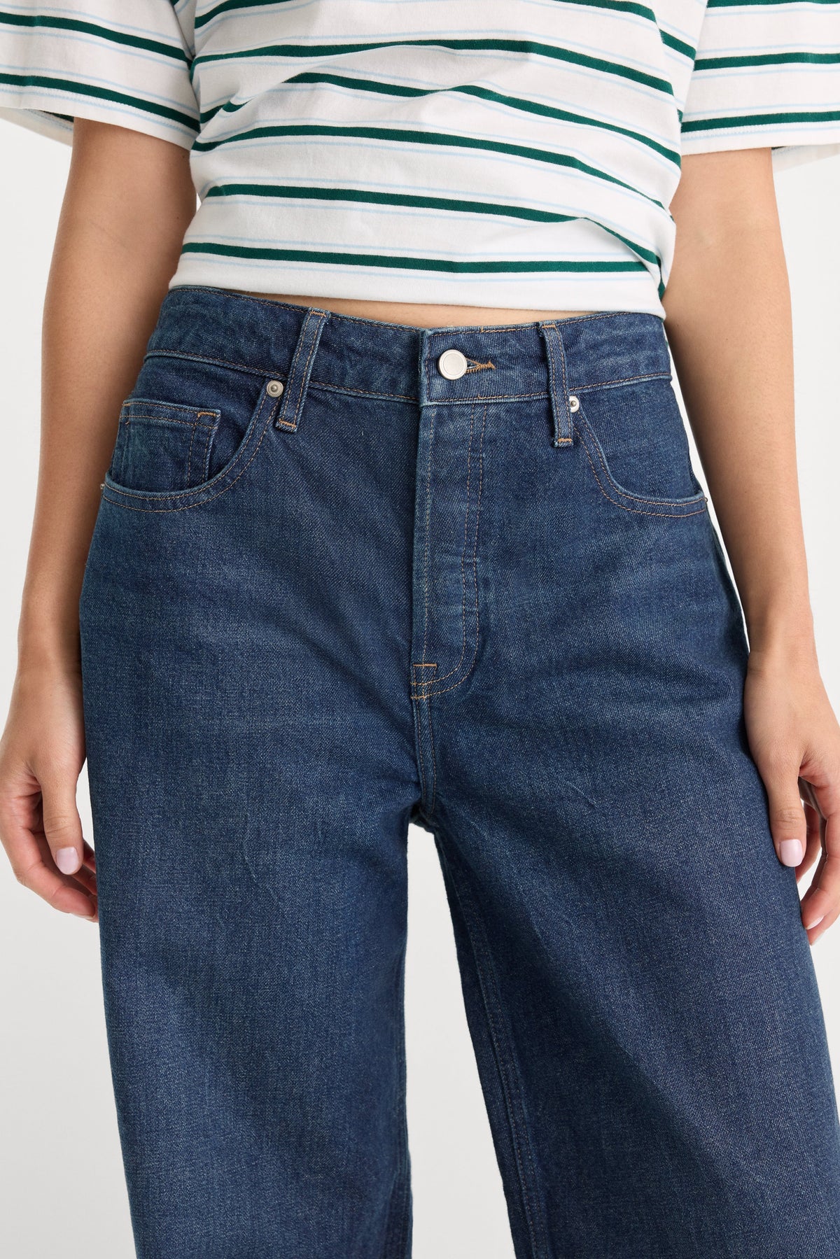 Vintage Wide Jeans in Quirk