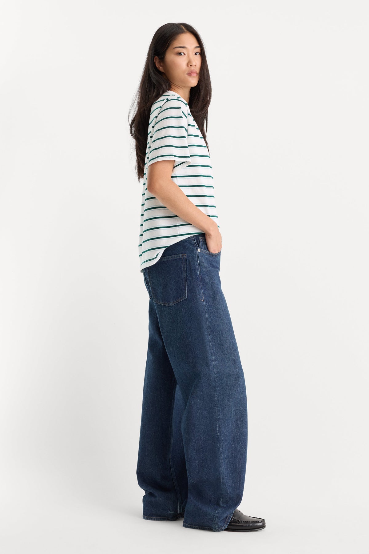 Vintage Wide Jeans in Quirk