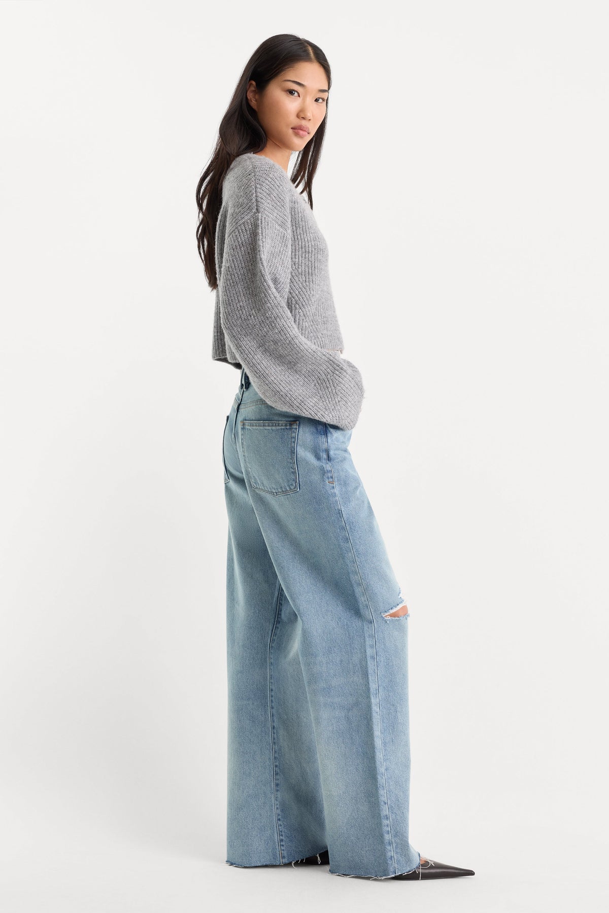 Vintage Low Slung Baggy Jeans in Terra