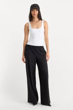 Sculpting Modern Tank Bodysuit in White001