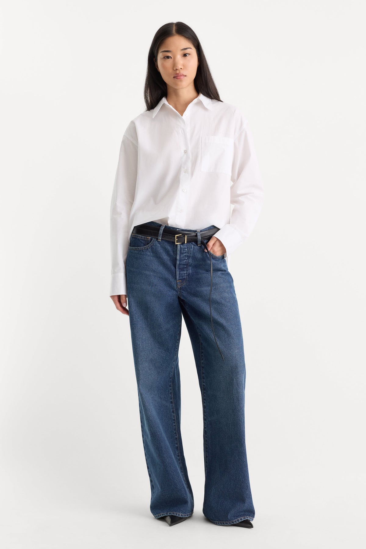 Vintage Low Slung Baggy Jeans in Trace