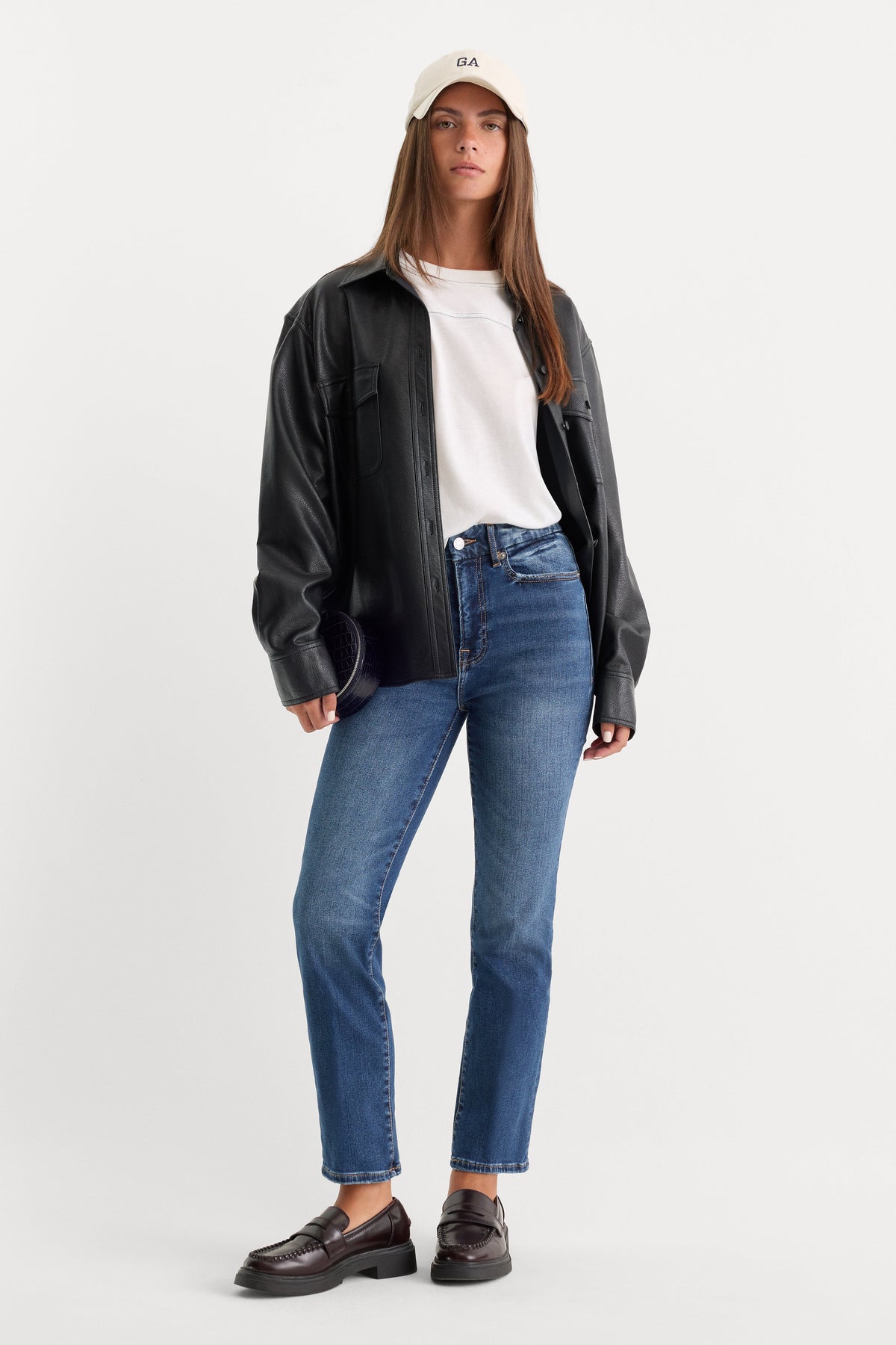 Always Fits Good Legs Straight Jeans in Indigo571