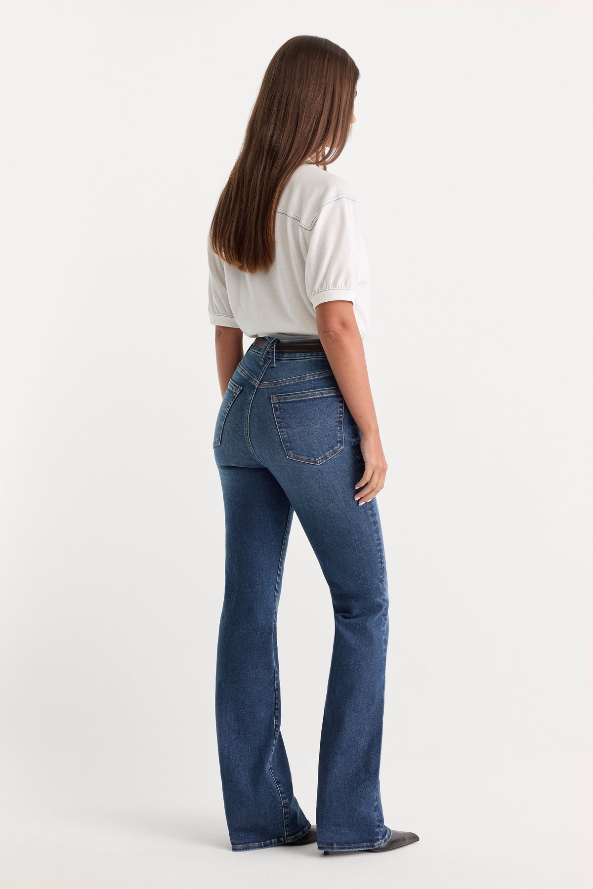Always Fits Good Classic Bootcut Jeans Long in Indigo446