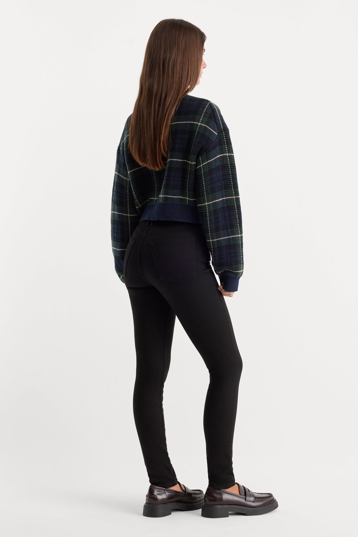 Never Fade Good Legs Skinny Jeans in Black