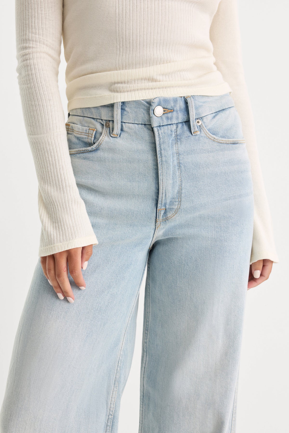 Good Skate Wide Leg Jeans in Indigo634