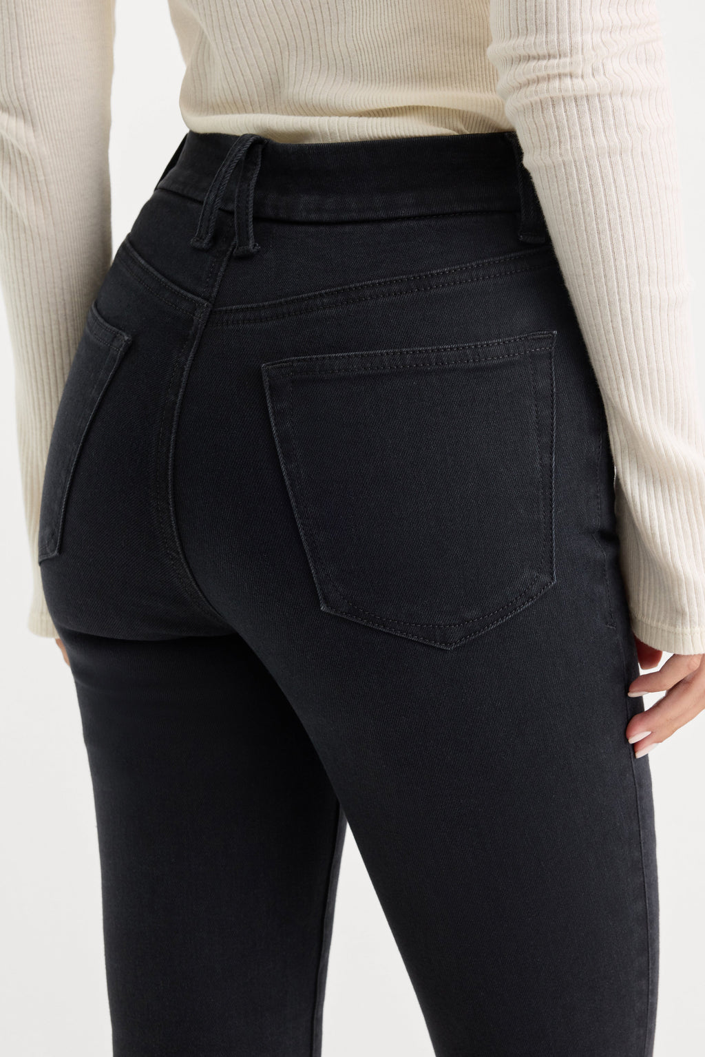 Always Fits Good Legs Skinny Jeans in Black165