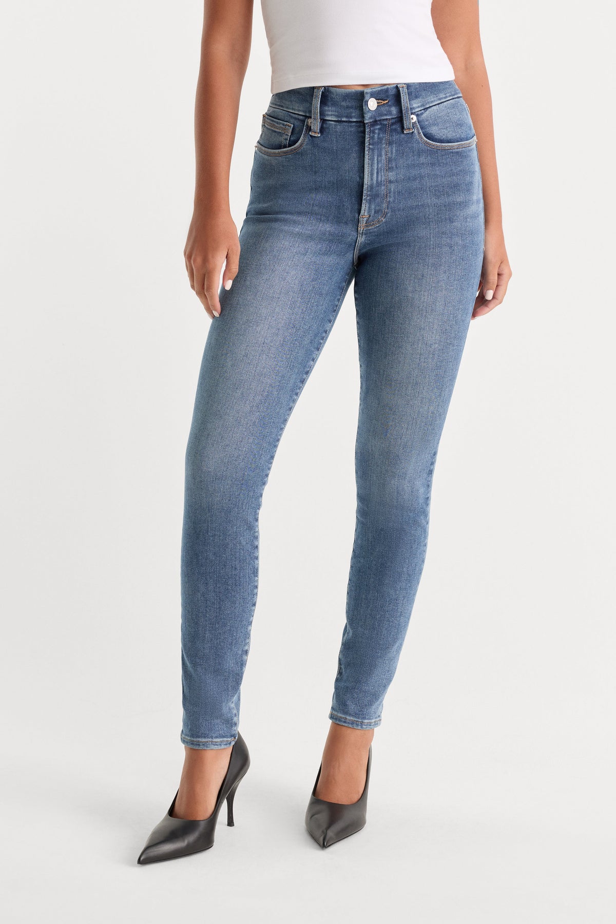 Always Fits Good Legs Skinny Jeans in Indigo316