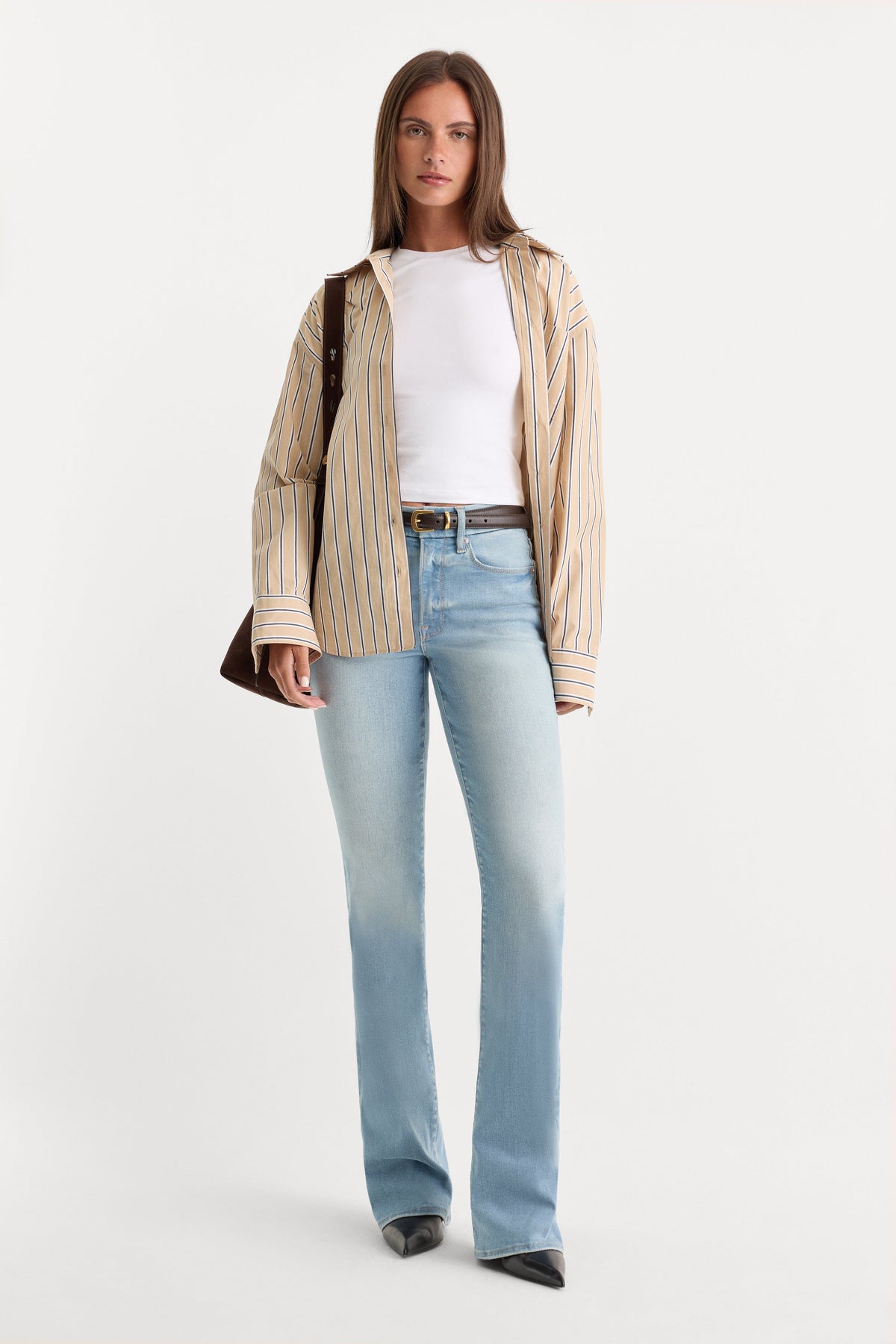 Always Fits Good Classic Bootcut Jeans in Indigo448