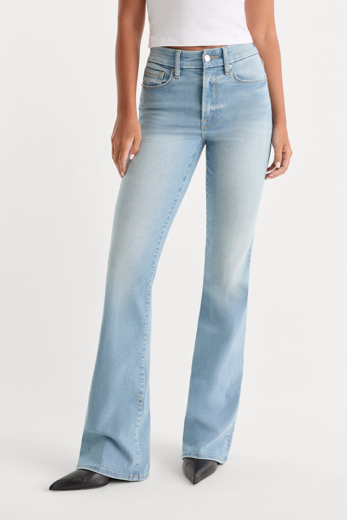 Always Fits Good Classic Bootcut Jeans in Indigo448