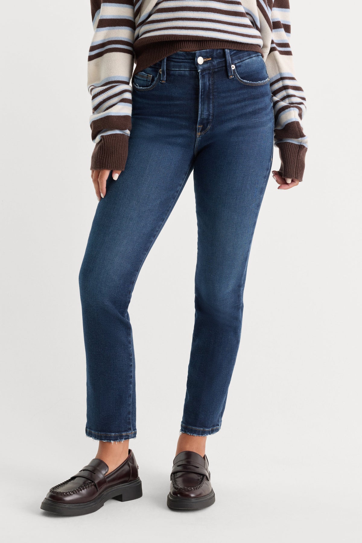 Soft Tech Good Legs Straight Jeans in Indigo511