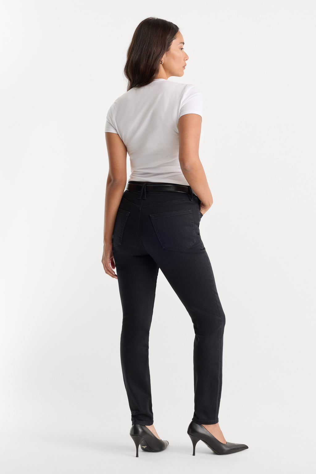 Always Fits Good Legs Skinny Jeans in Black165