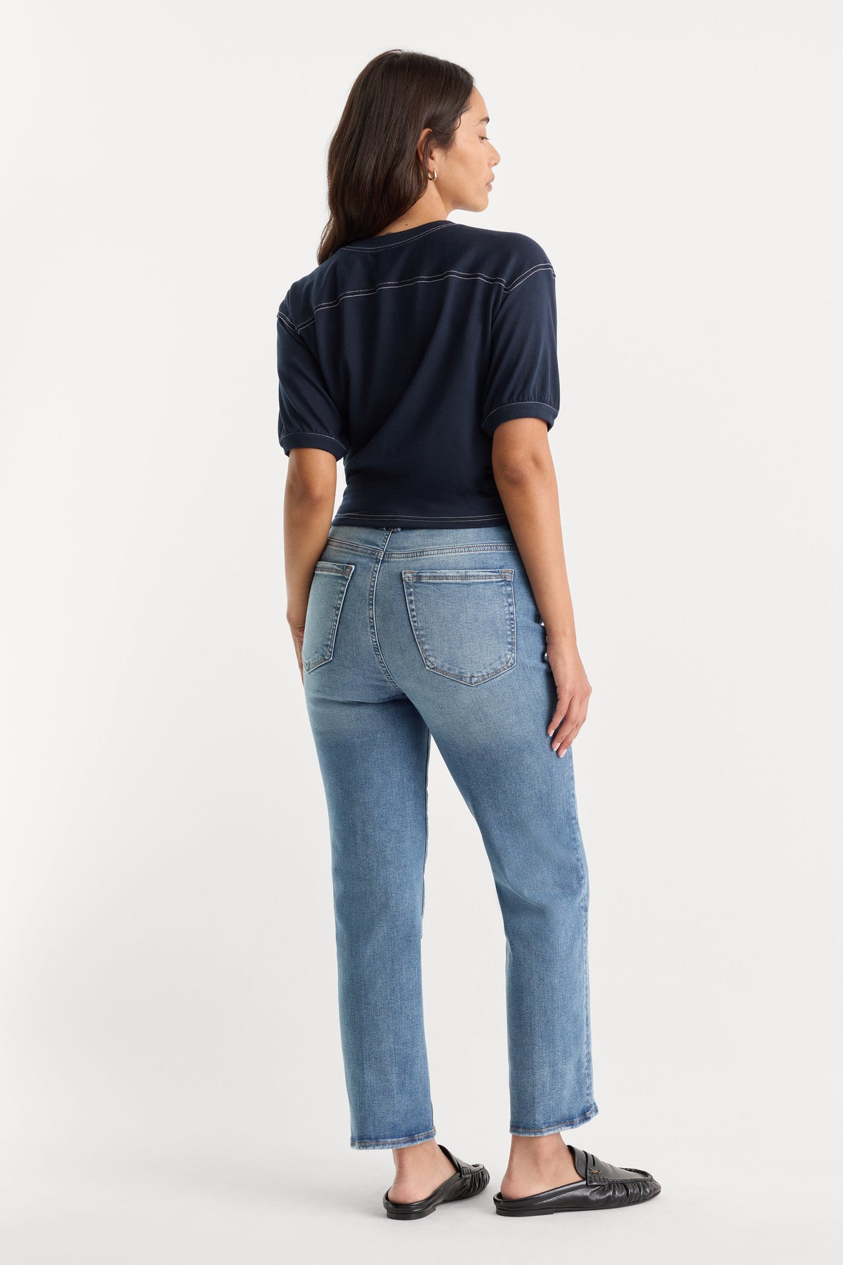 Always Fits Good Legs Straight Jeans Long in Indigo316