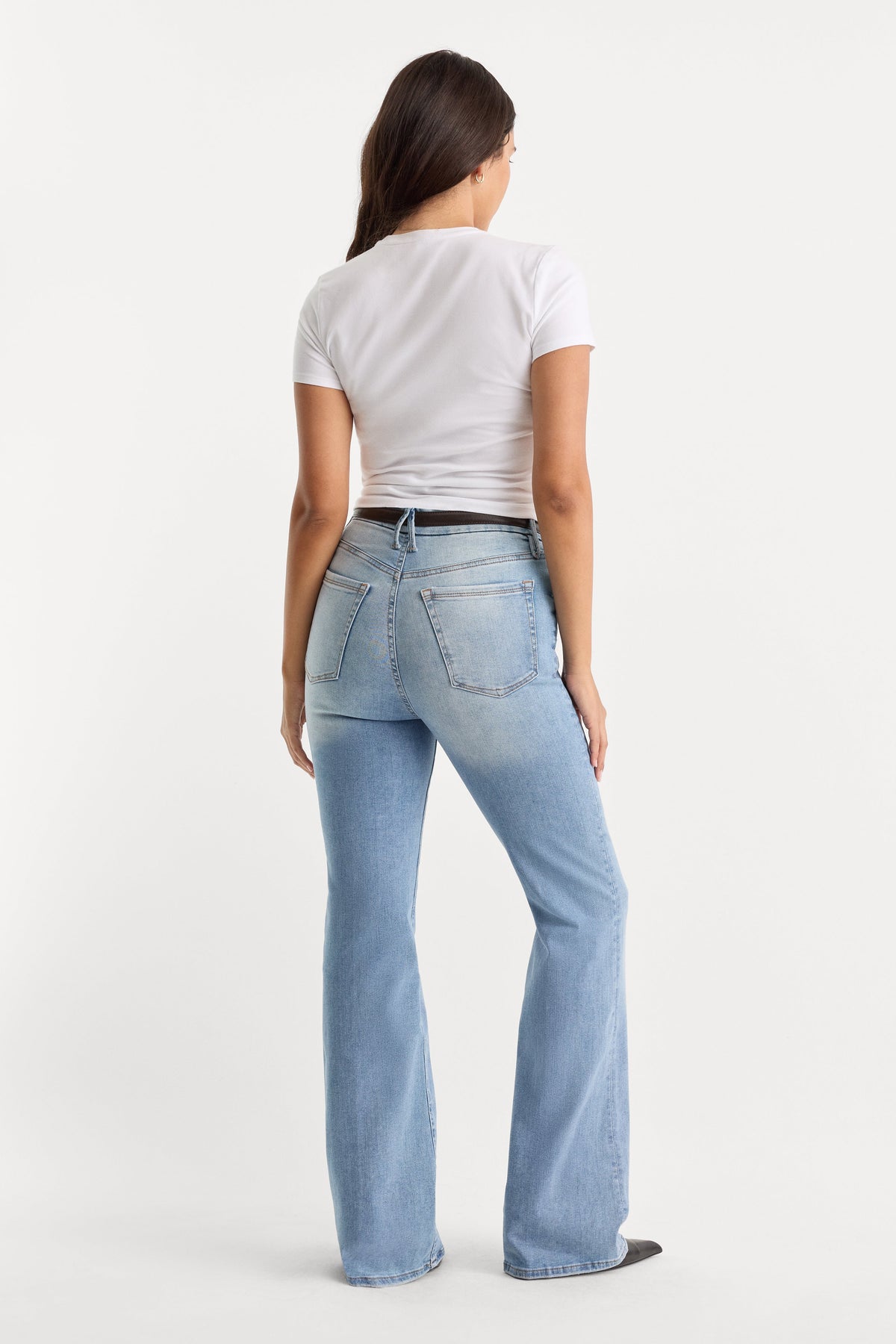 Always Fits Good Classic Bootcut Jeans in Indigo448
