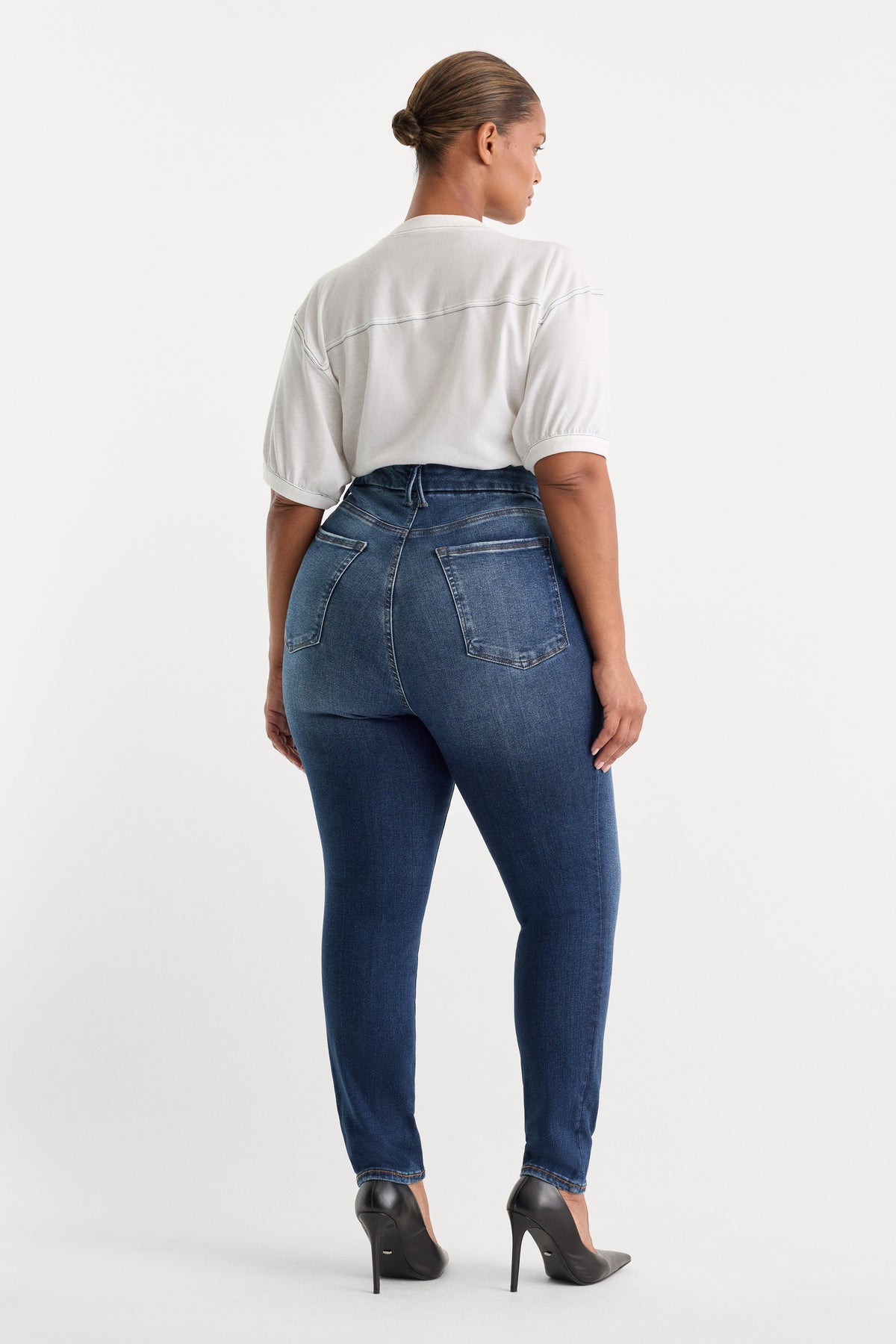 Always Fits Good Legs Skinny Jeans in Indigo446