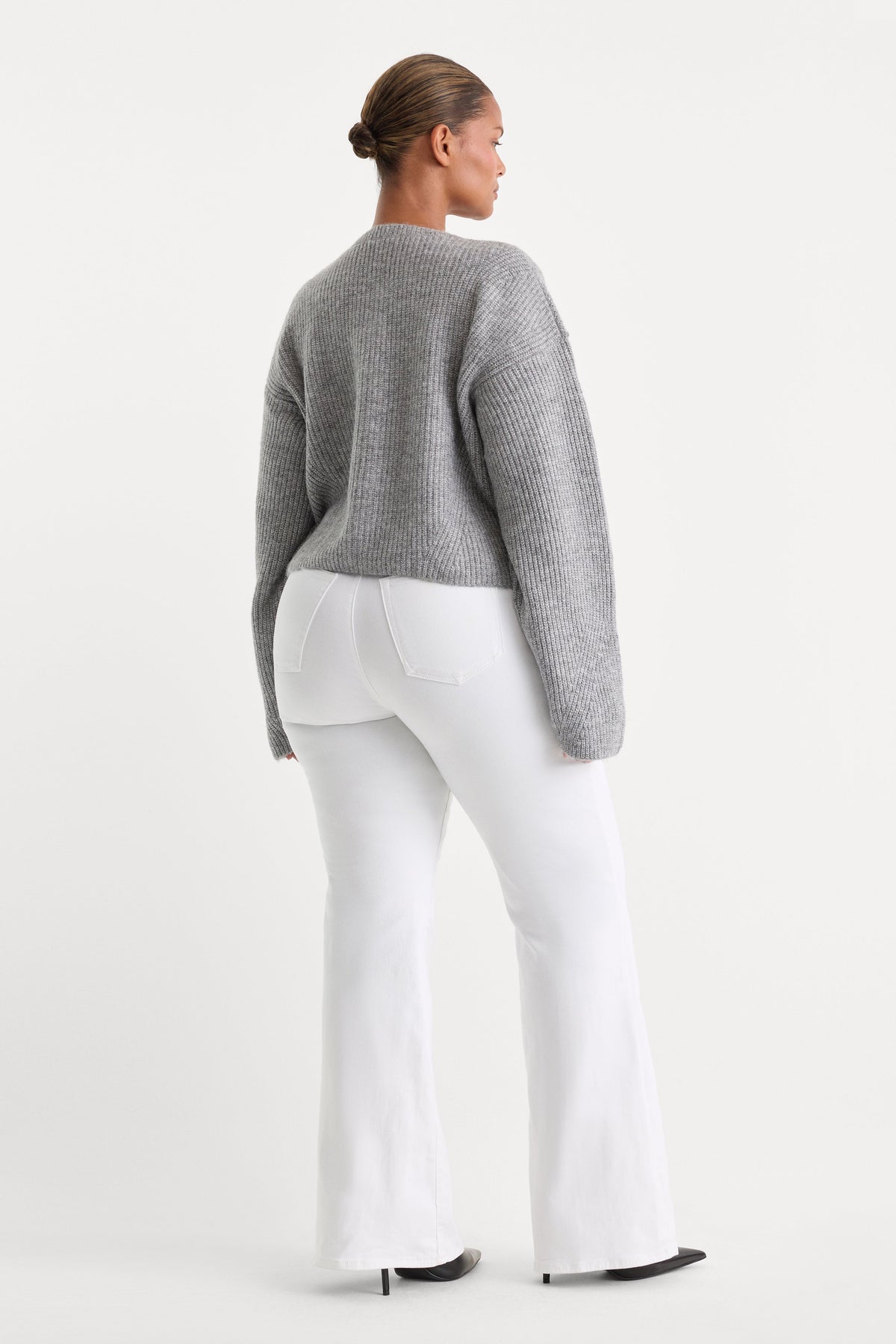 Always Fits Good Classic Bootcut Jeans in White