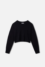 Cozy Knit Crew Neck in Black